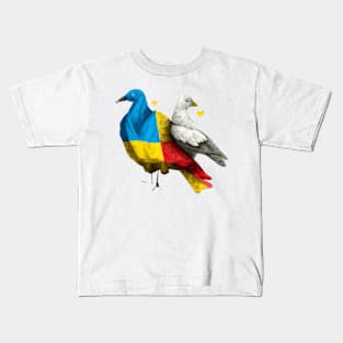 peace birds Kids T-Shirt